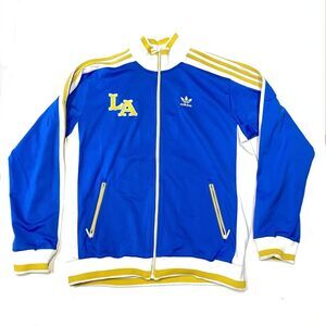 Adidas Los Angeles Mens Med Tracksuit Jacket Track Top Vintage Super Hans L.A